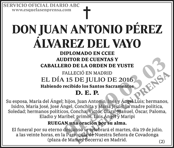 Juan Antonio Pérez Álvarez del Vayo